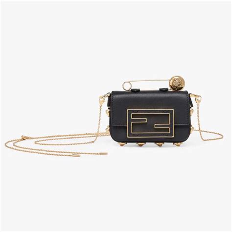 fendi grey black peach charm|Fendi Baguette Charm .